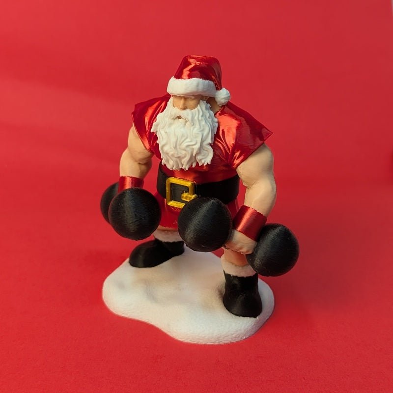 Swole Santa Christmas Figurine - Figures of strength