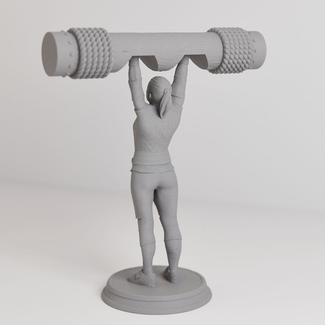 Strongwoman loglifter - Figures of strength