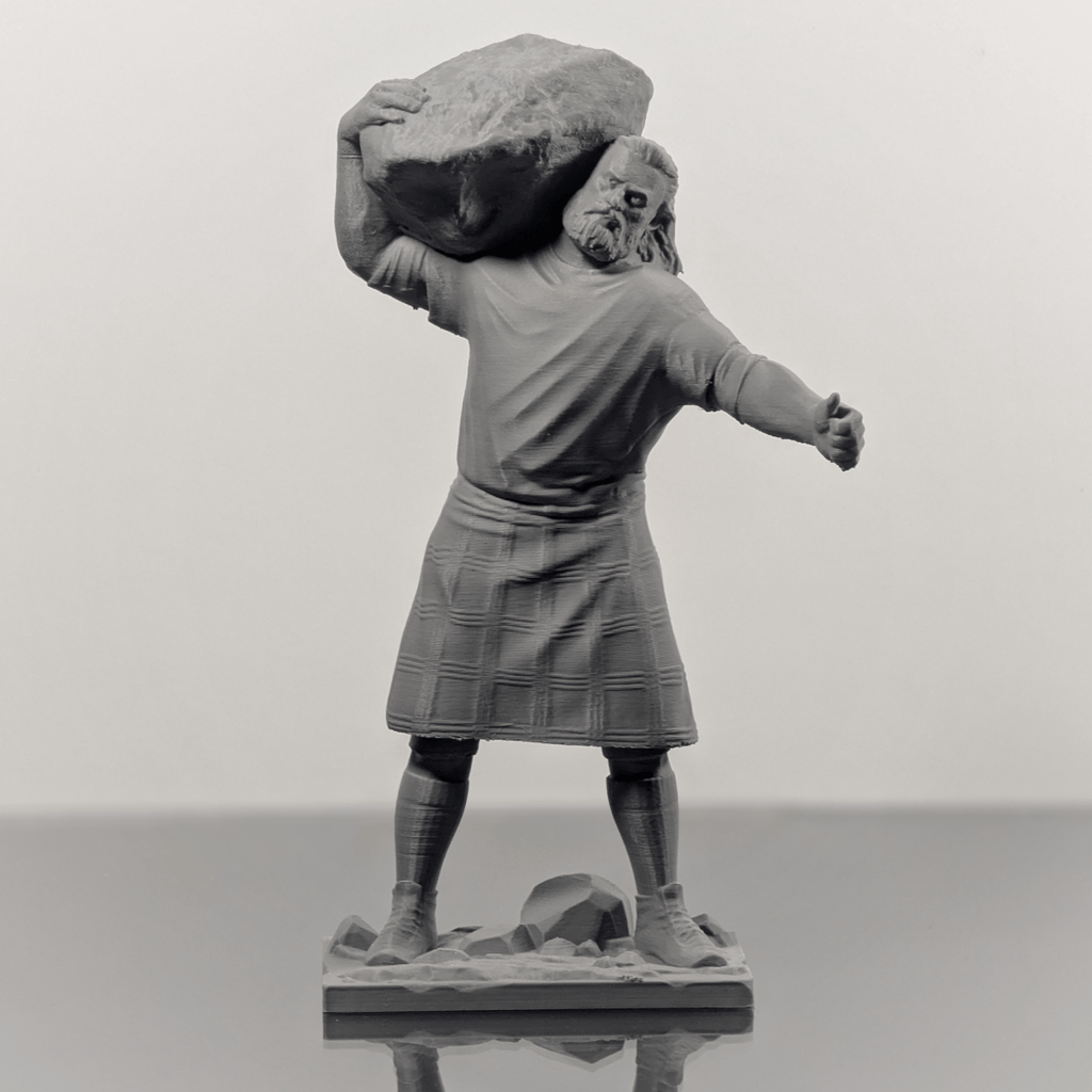 Realistic Highland Stone Lifter - Figures of strength