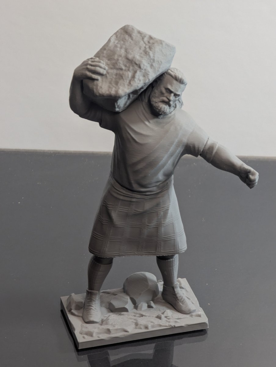 Realistic Highland Stone Lifter - Figures of strength