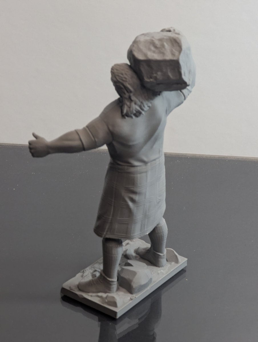 Realistic Highland Stone Lifter - Figures of strength