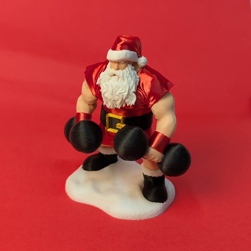 Swole Santa Christmas Figurine