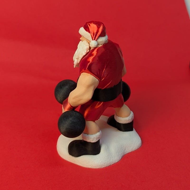 Swole Santa Christmas Figurine