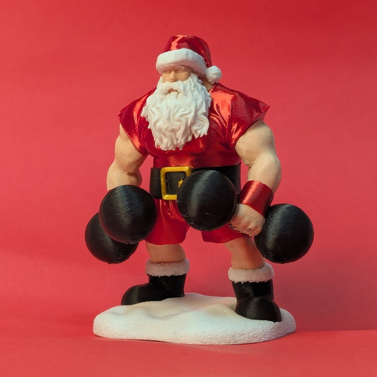 Swole Santa Christmas Figurine