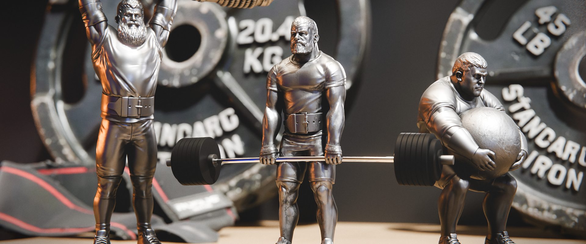 3D printed figurines – Figures of strength